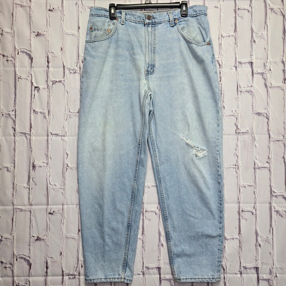 Levi's Other - Vintage 90s Levis 560 Loose Fit Tapered Leg Jeans Men 36x30 Light Wash Denim USA